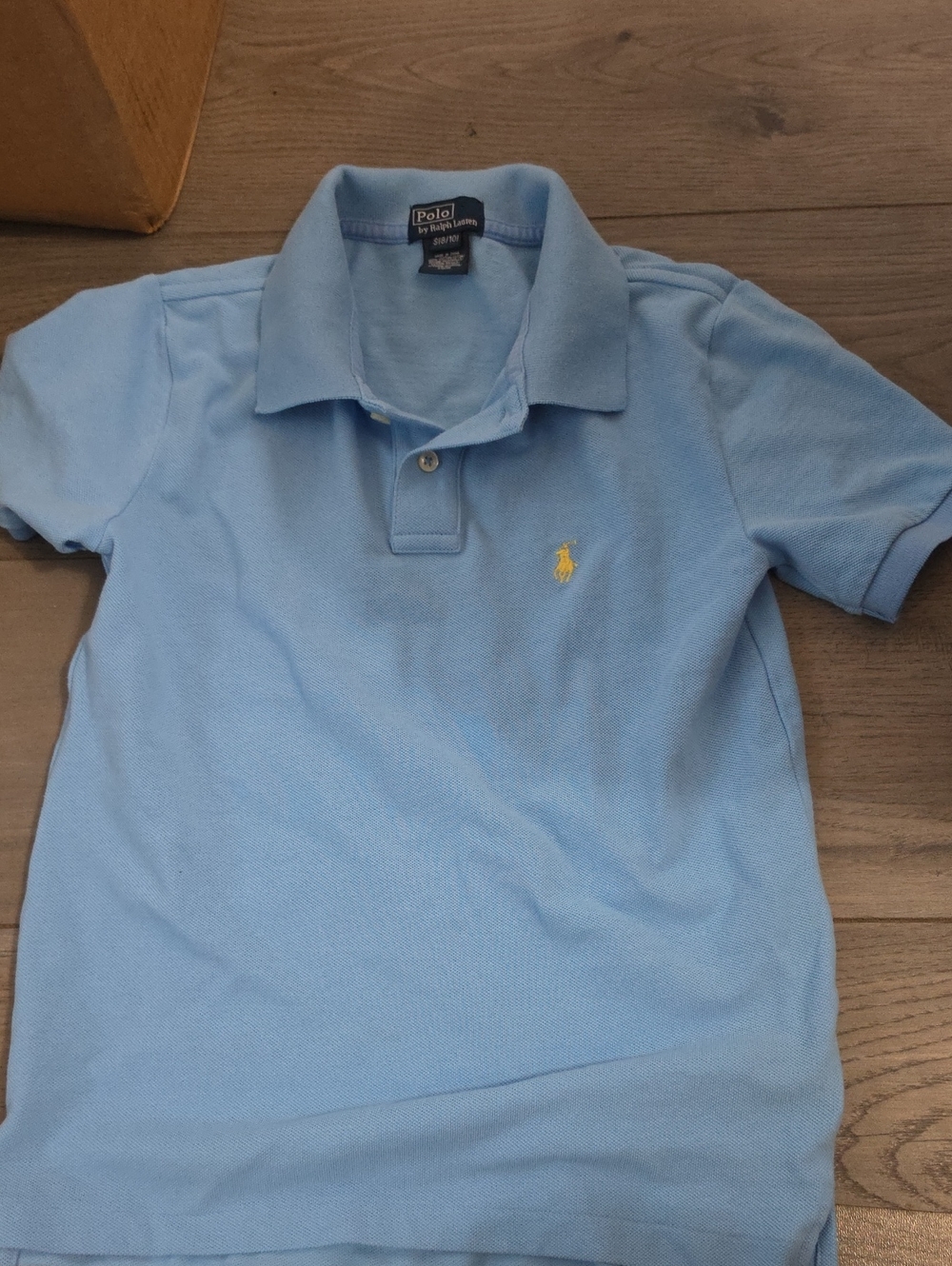 Polo by Ralph Lauren Light Blue Kids Polo with Yellow Pony